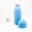 Termo botella Asobu Orb de color azul con capacidad de 420 ml, ideal para mantener la temperatura de las bebidas mientras viajas.
