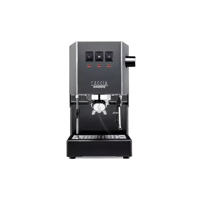 Gray home single-serve coffee machine Gaggia New Classic EVO.