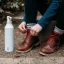 White MiiR Narrow Mouth Bottle thermal mug with a capacity of 950 ml, ideal for traveling.