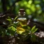 Glass bottle with 10 ml of 100% natural Elemi essential oil, certified as vegan-friendly.
