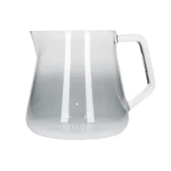 Smoky gray glass jug with a 500 ml capacity, made of glass.