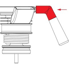 Pièce de rechange pour le pignon inférieur du porte-filtre spécifique à la machine à expresso 9Barista.