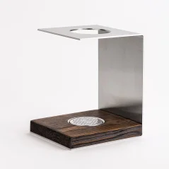 Support pour filtre EB Lab pour la préparation de café filtré.