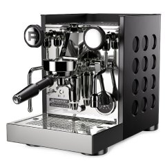 Σπιτικός εσπρέσο καφετιέρα Rocket Espresso Appartamento TCA σε μαύρο χρώμα.