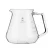 Timemore Coffee Server, a 600 ml clear glass coffee pot, perfect for brewing and serving filtered coffee.