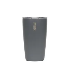Gray travel MiiR Tumbler Basal thermos mug with a capacity of 350 ml, suitable for car use.