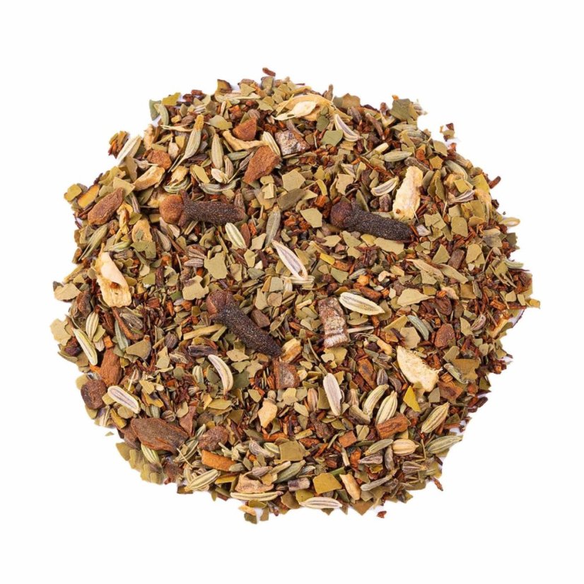 Bio organikus Chai Mate Blend tea, szálas.