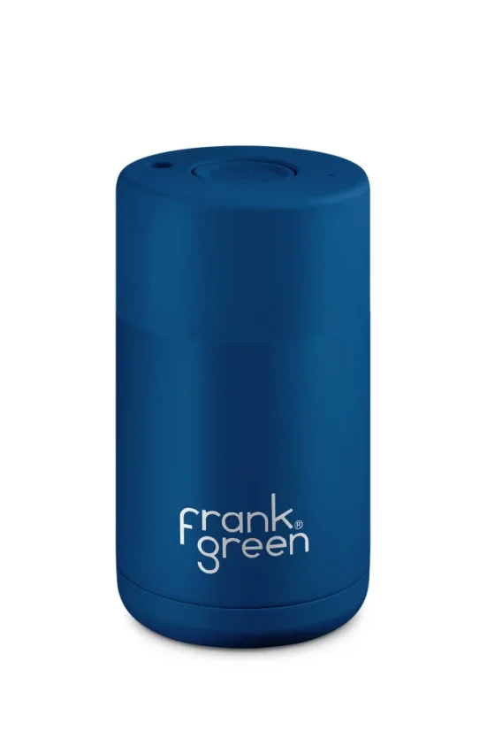 Frank Green Ceramic Deep Ocean 295 ml insulated travel mug