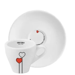 Ascaso Tasse mit Untertasse 60 ml, Liebe