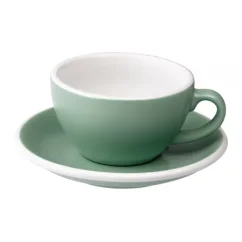 Tasse et soucoupe Cappuccino Loveramics Egg - 200 ml - Menthe
