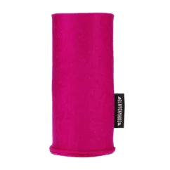 Pink felt sleeve for Comandante C40, designed to protect manual coffee grinders.