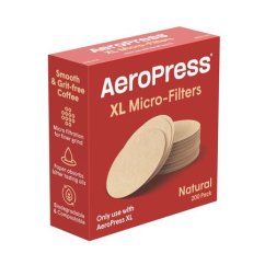 Aeropress® XL Micro-filtros naturais 200 peças