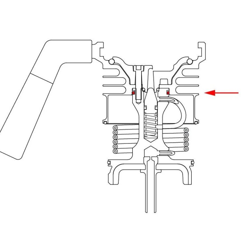 Spare silicone gasket Valve Body Seal for coffee machine 9Barista.