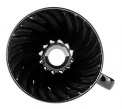 Dripper Hario V60-02 stalowy czarny mat Materiał : Metal
