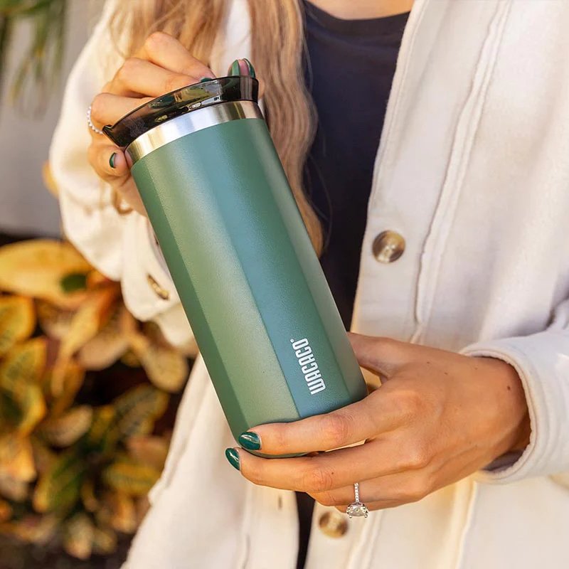 Mug thermo de voyage Wacaco Octaroma Grande - Pomona Green 435 ml
