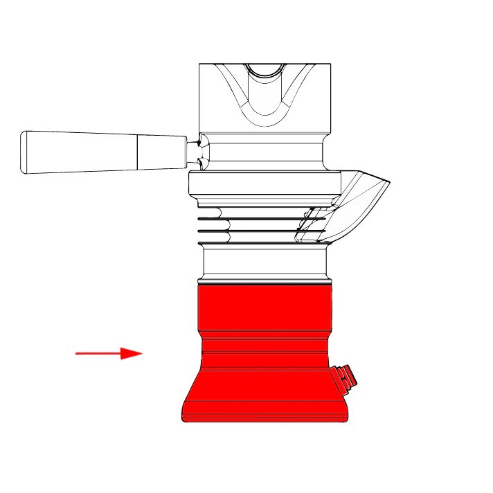 Replacement boiler for espresso machine from 9Barista.
