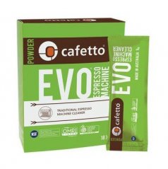 Cafetto Evo zacskók 18x5g A tisztítószer használata : Kávézáshoz utazásokhoz