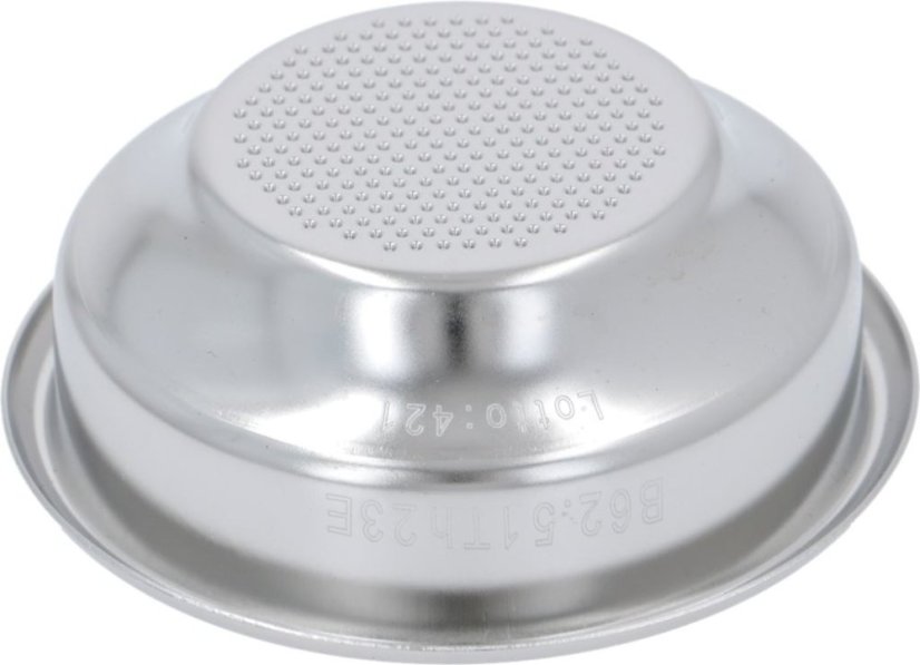  panier IMS B62.51TH23E 8-10 g est un porte-filtre de haute qualité avec une surface perforée de 40 mm de diamètre, idéal pour la préparation d'un café parfaitement extrait.