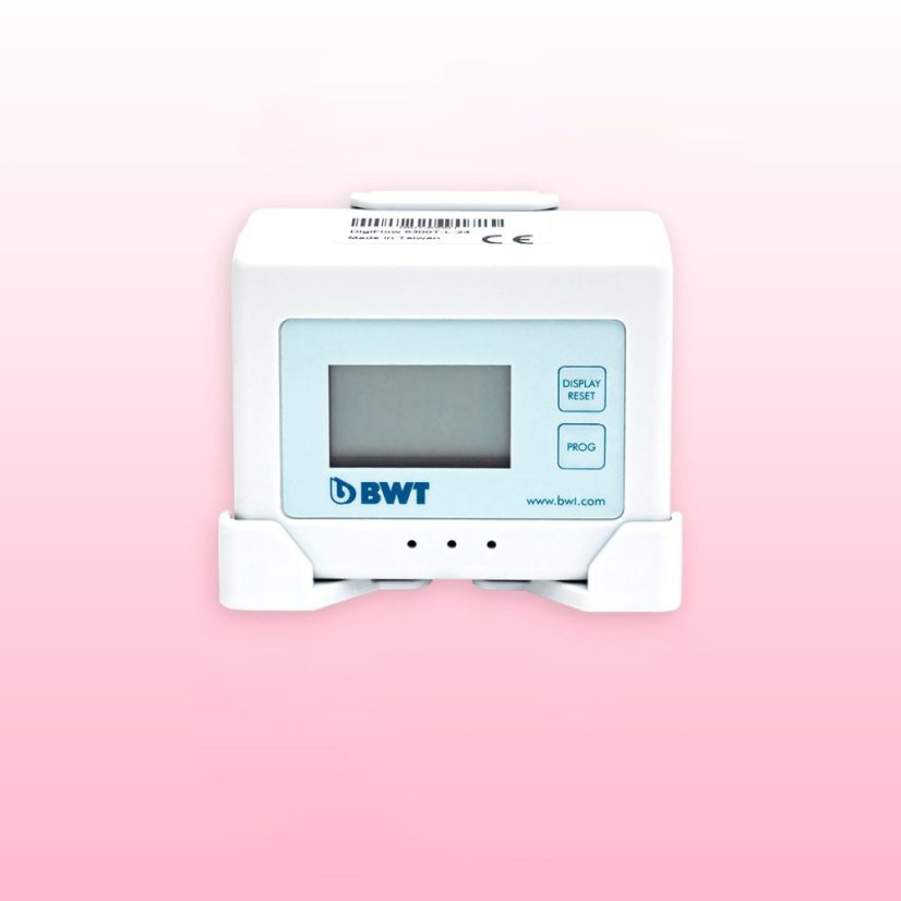 Water filtration LCD display.