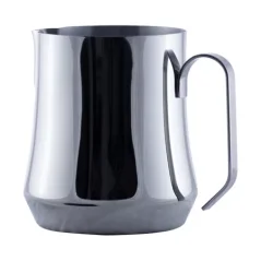 Milchkanne Motta Aurora mit einem Fassungsvermögen von 1000 ml, perfekt zur Zubereitung von Schaum für Cappuccino. Milchkanne Motta Aurora mit einem Fassungsvermögen von 1000 ml, perfekt zur Zubereitung von Schaum für Cappuccino.