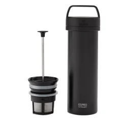 Espro Ultra Light Coffee Press in black with a capacity of 450 ml.