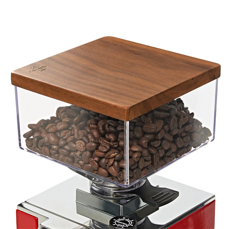 Eureka hopper lid for Mignon made of walnut wood - walnut