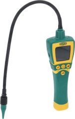 Gasleckdetektor Tritector-R, Handapparat mat engem Display, Knäppercher an enger laanger biesamer Sond.