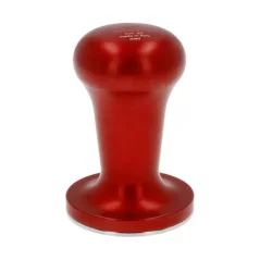 Tamper à café manuel Motta Flash, 53 mm, dans une couleur rouge attrayante.