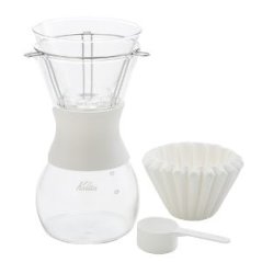 Kalita WDG-185 Pour Over Set szklany - dripper + serwer + filtry