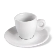 Giacinto cup with saucer, 65 ml, white