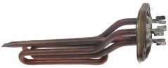 Brongt Réier-Heizelement mat engem Fläsch a flaache Stecker un engem Enn. Brongt Réier-Heizelement mat engem Fläsch a flaache Stecker un engem Enn.