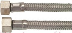 Edelstol Flexibel Schlauch 1/4" FF L=500 mm, mat Geflecht an Iwwerworfmuttere op béide Enner, a Sektiounen gewisen. Edelstol Flexibel Schlauch 1/4" FF L=500 mm, mat Geflecht an Iwwerworfmuttere op béide Enner, a Sektiounen gewisen.