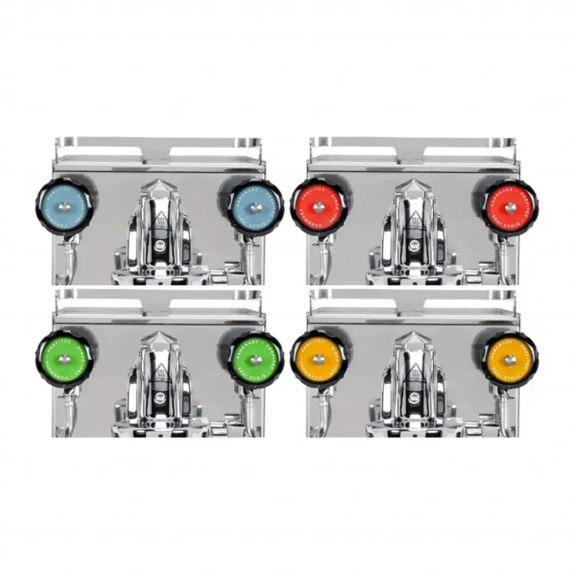 Home espresso machine PRO 400 in elegant silver colour.