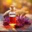 Huile essentielle de safran en flacon de 10 ml, 100% naturelle et adaptée aux végétaliens.