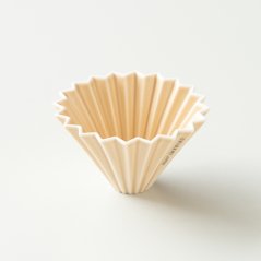 Origami keramische dripper S mat beige - Japanse dripper