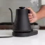 Electric kettle Flair Cafe Kettle with a capacity of 800 ml in elegant black is the perfect choice for quickly preparing tea or coffee. Electric kettle Flair Cafe Kettle with a capacity of 800 ml in elegant black is the perfect choice for quickly preparing tea or coffee.