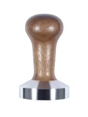 Ručný tamper Heavy Tamper Classic Orech 58,6 mm, kompatibilný s kávovarom Rocket Espresso Mozzafiato Cronometro.
