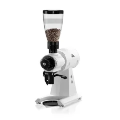 Moulin à café professionnel pour espresso EK43ST en finition blanche.
