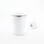 Thermos blanc Asobu Cafe Compact d'une capacité de 380 ml, fabriqué en acier inoxydable.