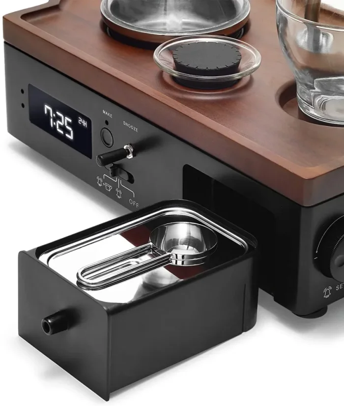 Joy Resolve Barisieur Tea & Coffee Alarm Clock Noir