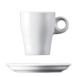 vit kopp för tillagning av cappuccino från Divers
