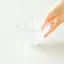 Dripper en plastique Origami Air de taille M. Finition transparente. Dripper en plastique Origami Air de taille M. Finition transparente.