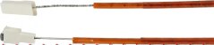 Hëtzteschutz G5 fir Heizelement, flaach Drieder an orangener Isolatioun mat engem wäisse Stecker. Hëtzteschutz G5 fir Heizelement, flaach Drieder an orangener Isolatioun mat engem wäisse Stecker.