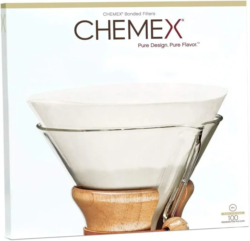 Chemex FP-1 pro 4-13 šálků kávy (100ks) papírové filtry