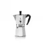 Classic Bialetti Moka Express coffee maker with a capacity for 9 cups, suitable for gas stove use.