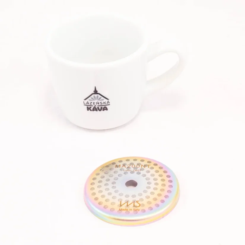 Tête de douche en argent de la machine à café MA200NT avec un diamètre de 56,4 mm, idéale pour une utilisation professionnelle.
