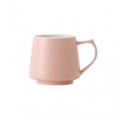 Pink Origami mug with volume 320 ml