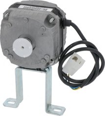 Ventilator Motor 20/63W 220-240V 50/60Hz, groen Metallmotor mat Montagefüß an engem laange schwaarze Zouleedungskabel