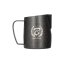 Konvička na šľahanie mlieka Barista Space Ice Grain Black 450 ml.