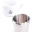 Dózisú pohár Acaia Dosing Cup S rozsdamentes acélból, ideális a kávé pontos adagolásához.